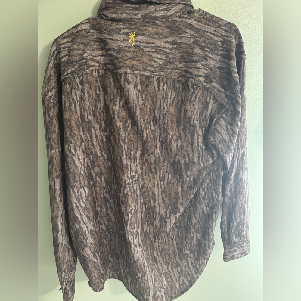 Camouflage button down shirt